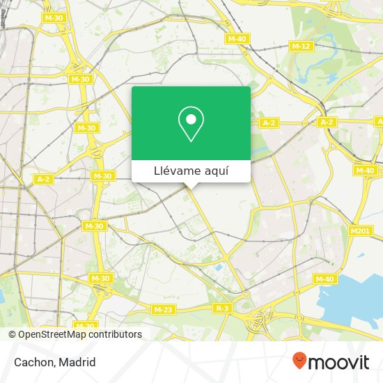 Mapa Cachon, Calle de Caunedo, 3 28037 Simancas Madrid