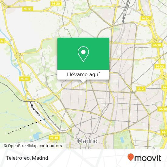 Mapa Teletrofeo, Avenida de Filipinas, 50 28003 Vallehermoso Madrid