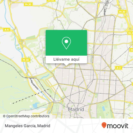 Mapa Mangeles García, Avenida de Filipinas, 18 28003 Vallehermoso Madrid