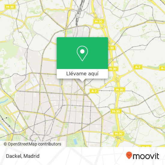 Mapa Dackel, Calle de Felipe Campos, 7 28002 El Viso Madrid