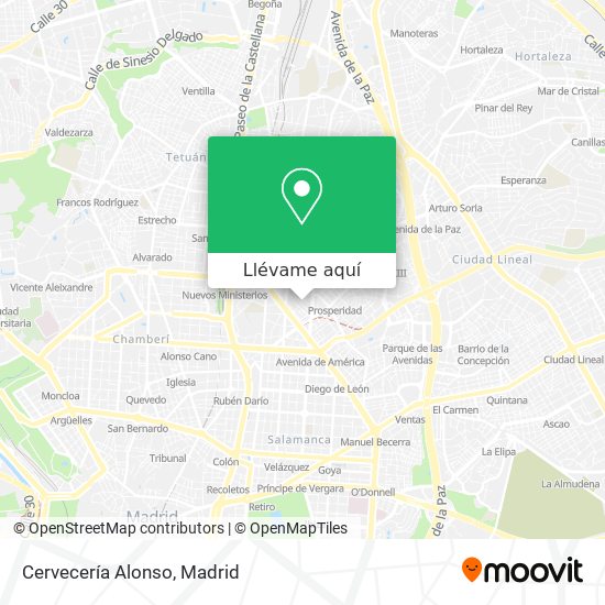 Mapa Cervecería Alonso