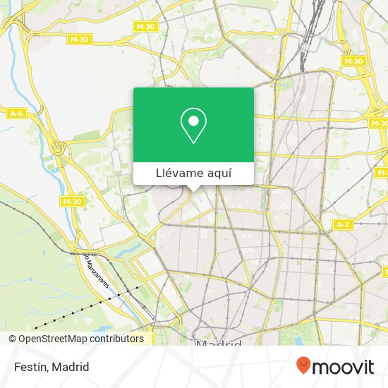 Mapa Festín, Paseo de San Francisco de Sales, 41 28003 Vallehermoso Madrid