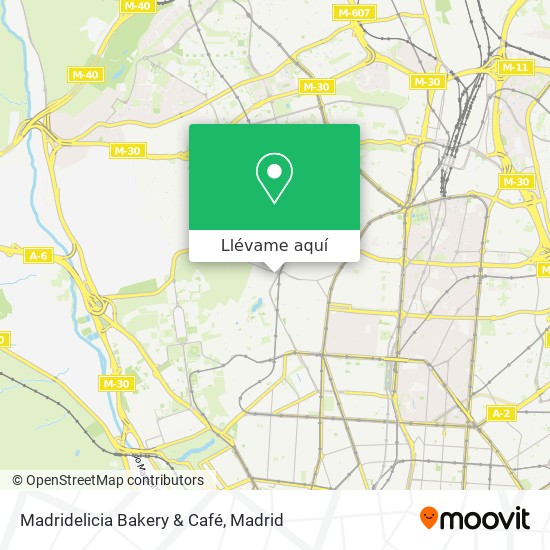 Mapa Madridelicia Bakery & Café