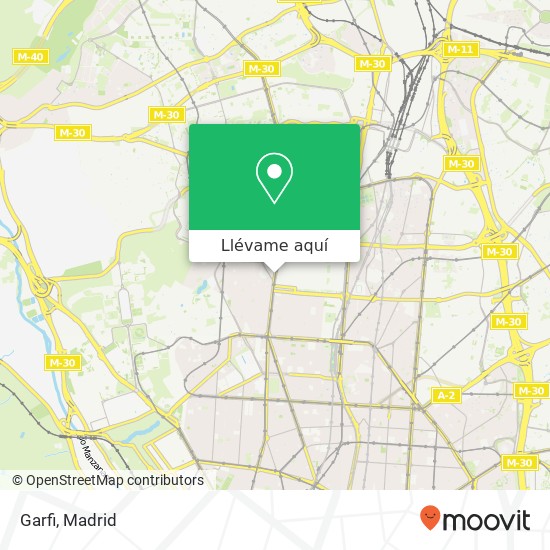 Mapa Garfi, Calle de Bravo Murillo, 201 28020 Berruguete Madrid