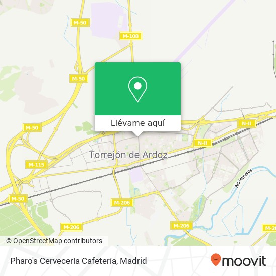 Mapa Pharo's Cervecería Cafetería, Avenida de la Virgen de Loreto, 53 28850 Torrejón de Ardoz