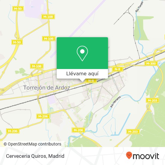 Mapa Cerveceria Quiros