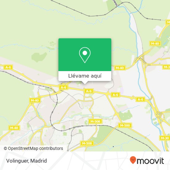 Mapa Volinguer, Calle de Blanca de Castilla, 11 28023 Valdemarín Madrid