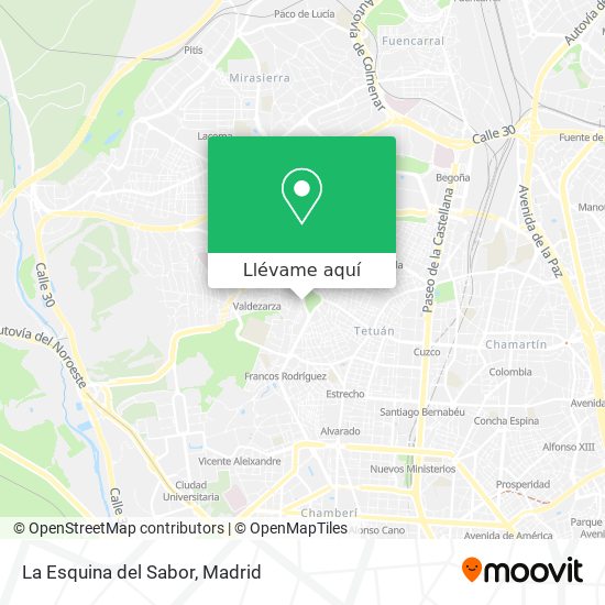 Mapa La Esquina del Sabor