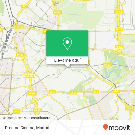 Mapa Dreams Cinema