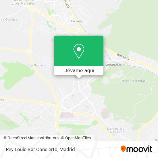 Mapa Rey Louie Bar Concierto