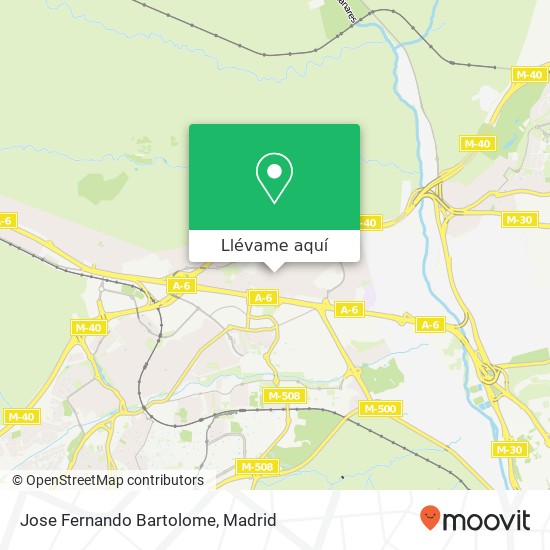 Mapa Jose Fernando Bartolome, Calle de la Salle, 2 28023 Valdemarín Madrid