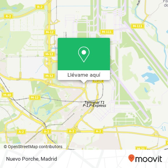 Mapa Nuevo Porche, Calle de Alaró, 5 28042 Timón Madrid