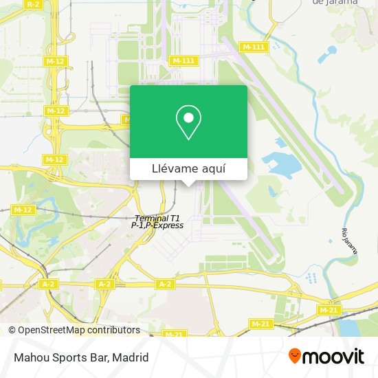 Mapa Mahou Sports Bar