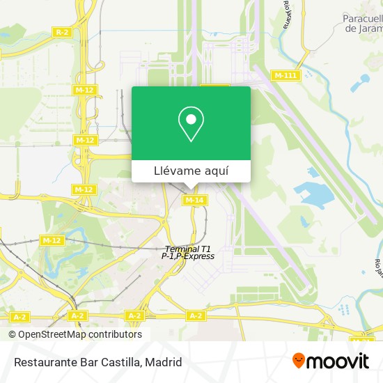 Mapa Restaurante Bar Castilla