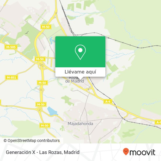 Mapa Generación X - Las Rozas