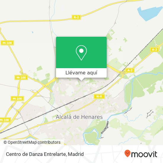 Mapa Centro de Danza Entrelarte, Calle Julio Caro Baroja 28806 Junta Municipal 4 Alcalá de Henares