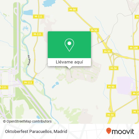 Mapa Oktoberfest Paracuellos, Paseo Radar 28860 Paracuellos de Jarama