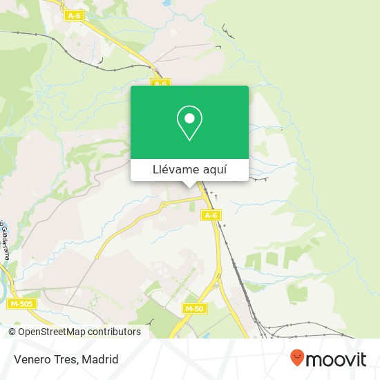 Mapa Venero Tres, Calle Playa de Liencres, 2 28290 Monte Rozas Las Rozas de Madrid