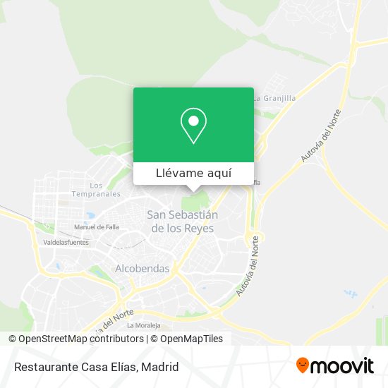 Mapa Restaurante Casa Elías