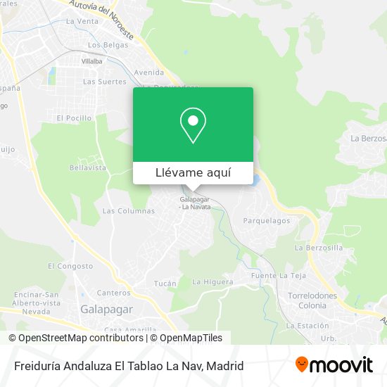 Mapa Freiduría Andaluza El Tablao La Nav