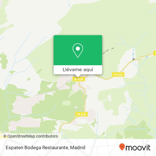 Mapa Espaten Bodega Restaurante, Plaza Nuestra Señora del Rosario 28240 Hoyo de Manzanares