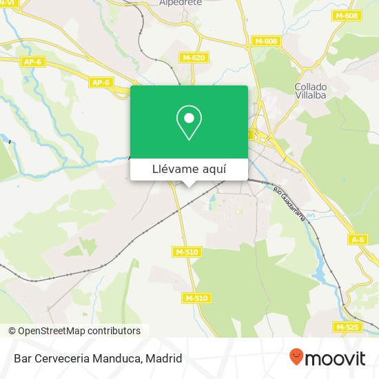 Mapa Bar Cerveceria Manduca