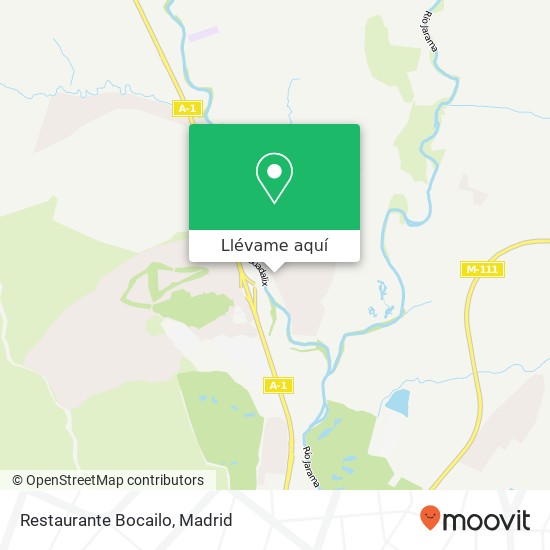 Mapa Restaurante Bocailo, Avenida de Guadalix, 35 28120 Ciudad Santo Domingo Algete