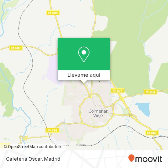 Mapa Cafeteria Oscar, Calle Madrid, 2 28770 Colmenar Viejo