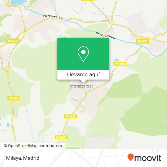 Mapa Milaya, Calle Huerta, 33 28411 Moralzarzal