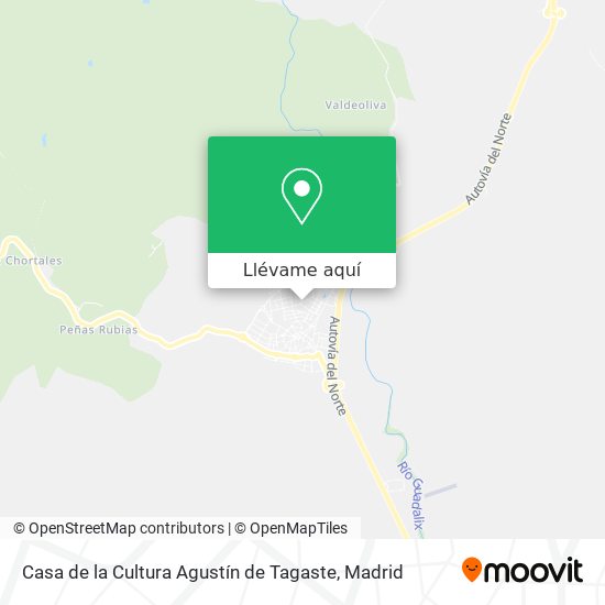 Mapa Casa de la Cultura Agustín de Tagaste