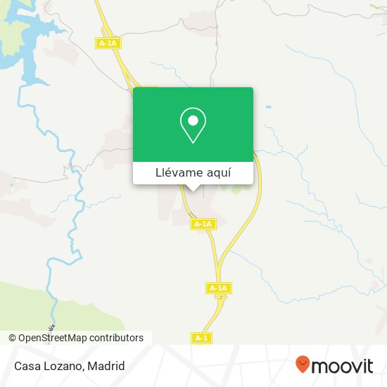 Mapa Casa Lozano, Avenida España, 51 28710 El Molar