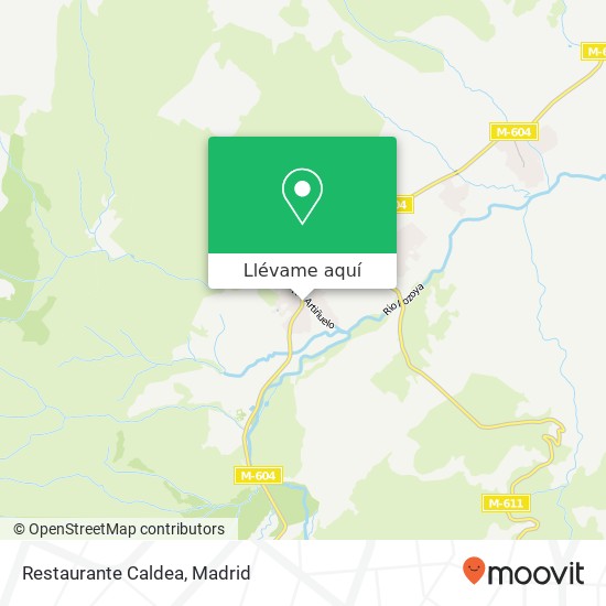 Mapa Restaurante Caldea, Avenida del Paular, 37 28740 Rascafría