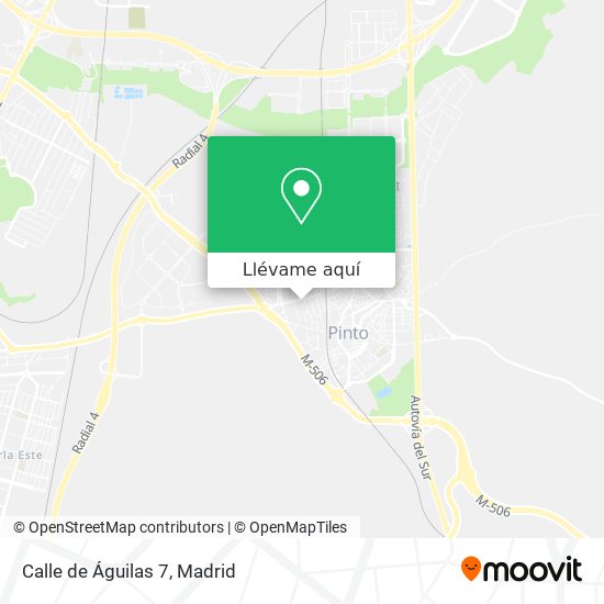 Mapa Calle de Águilas 7