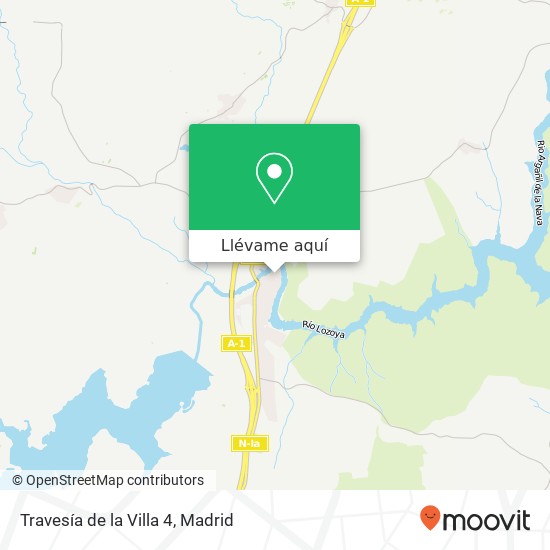 Mapa Travesía de la Villa 4