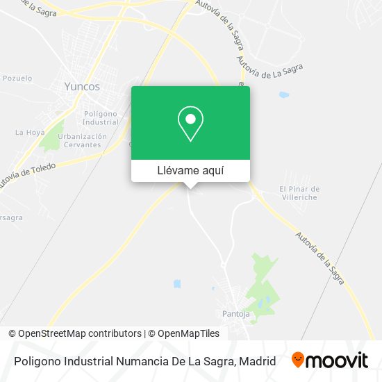 Mapa Poligono Industrial Numancia De La Sagra