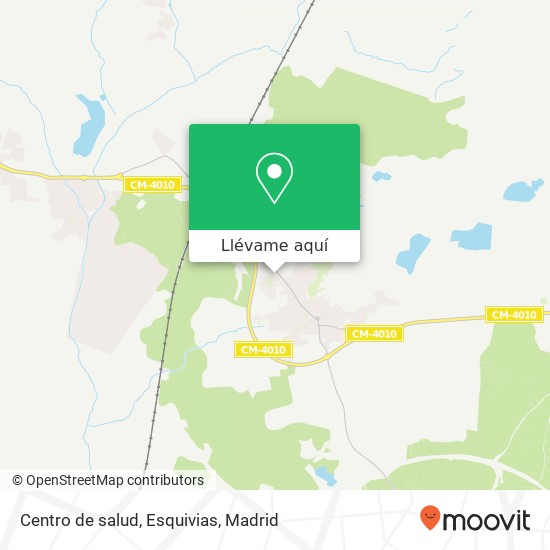 Mapa Centro de salud, Esquivias