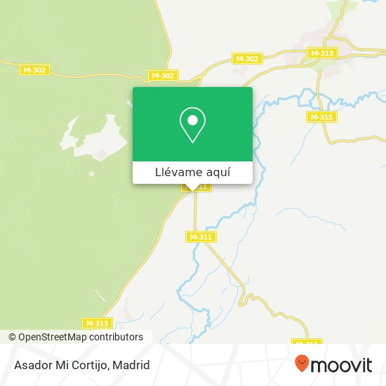 Mapa Asador Mi Cortijo