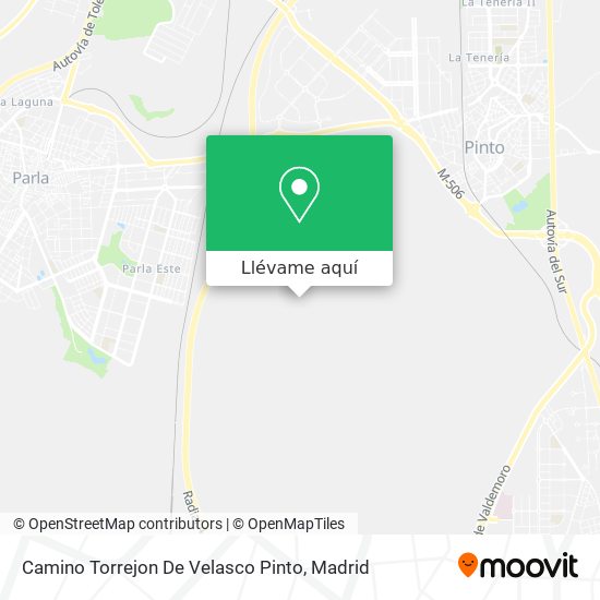 Mapa Camino Torrejon De Velasco Pinto
