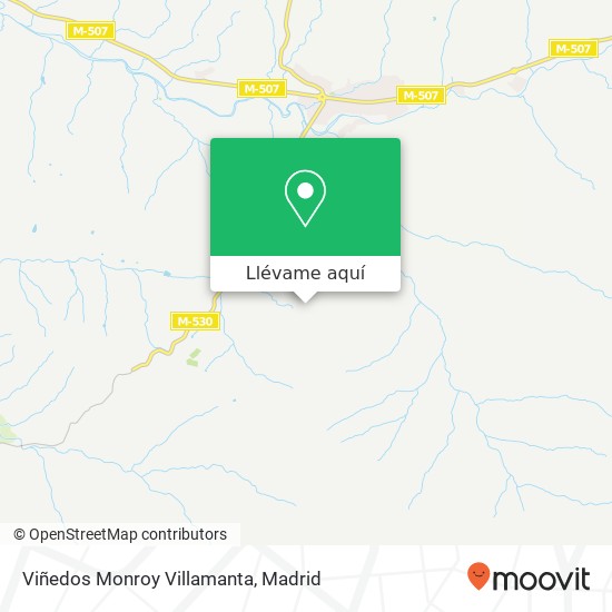 Mapa Viñedos Monroy Villamanta