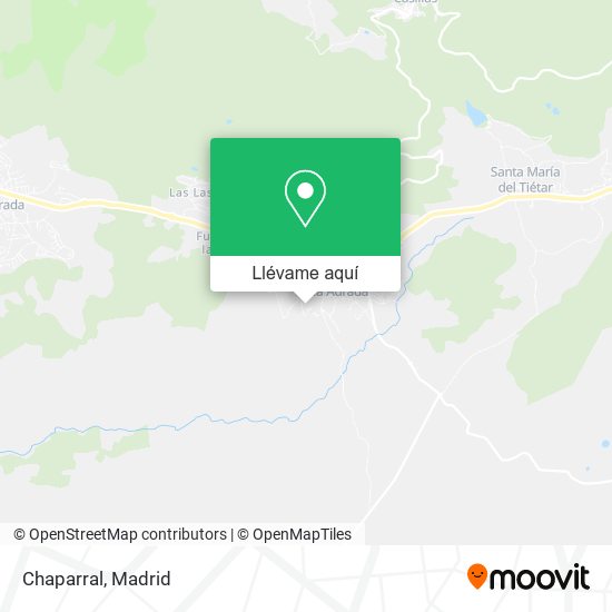 Mapa Chaparral