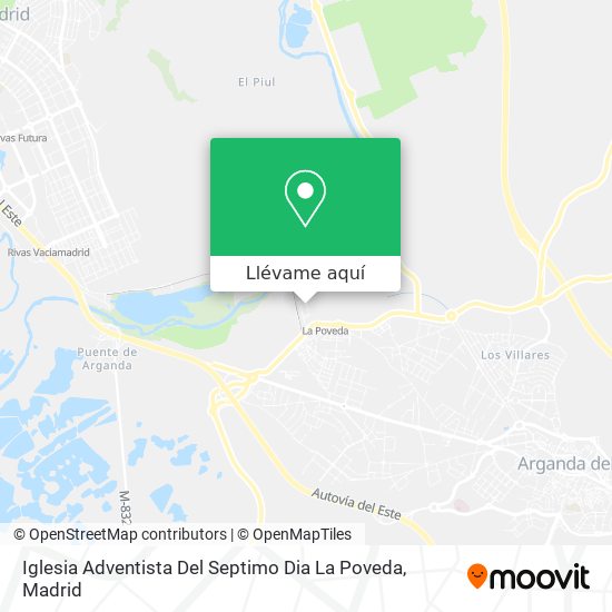 Mapa Iglesia Adventista Del Septimo Dia La Poveda