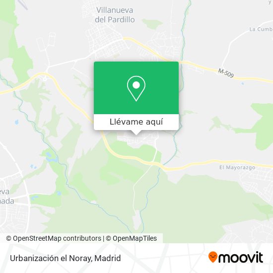 Mapa Urbanización el Noray