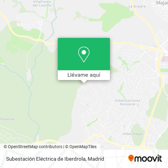 Mapa Subestación Eléctrica de Iberdrola