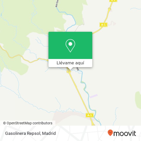 Mapa Gasolinera Repsol