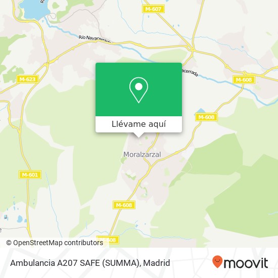 Mapa Ambulancia A207 SAFE (SUMMA)