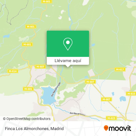 Mapa Finca Los Almorchones