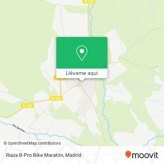 Mapa Riaza B-Pro Bike Maratón