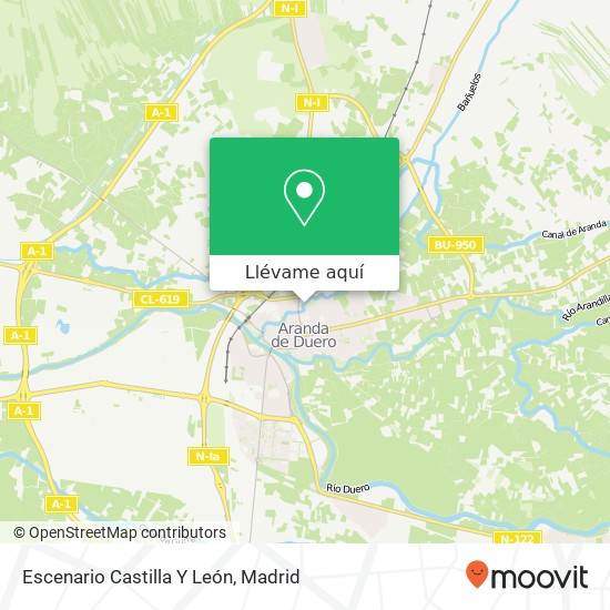 Mapa Escenario Castilla Y León