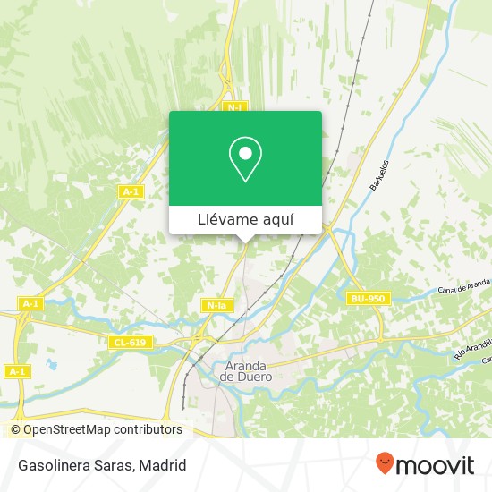 Mapa Gasolinera Saras