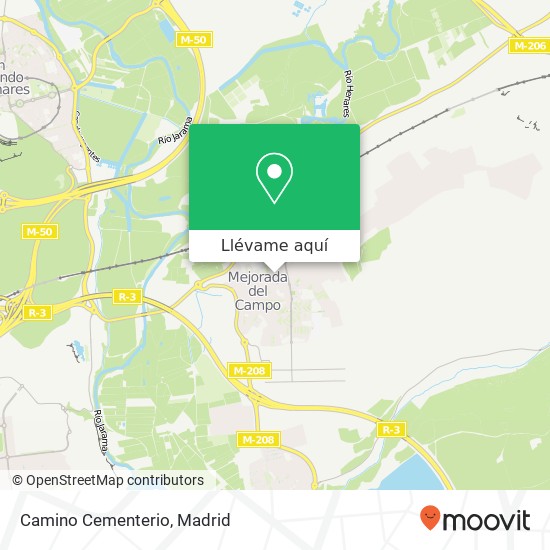 Mapa Camino Cementerio